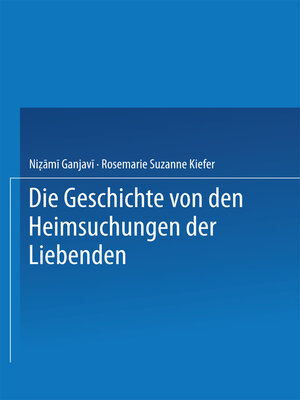 cover image of Die Geschichte von den Heimsuchungen der Liebenden